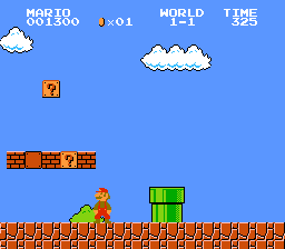 Super Mario Bros. gameplay screenshot